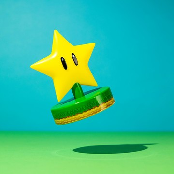 Paladone UK - 任天堂超級瑪利歐 無敵星造型燈 小夜燈 ICON系列