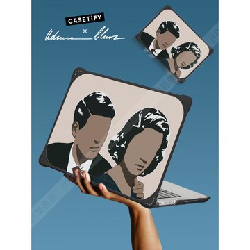 CASETiFY聯名Adriana Oliverfu復古波譜藝術家適用蘋果MacBook Pro13/14/16寸電腦筆記本保護殼M3防摔M4套Air