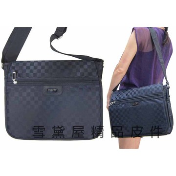 ~雪黛屋~baiho 書包休閒肩側背包防水尼龍布材質台灣製造隨身物品專用包可放a4資料夾肩背斜側oh