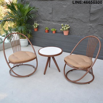 藤編桌椅 沙發椅 戶外家具 酒店家具 度假村家具 戶外沙發 庭院家具 躺椅 戶外桌椅組合 休閒家具 露營桌椅 商用家具 陽臺小桌椅鋁合金防水防曬室外庭院花園露臺露天外擺鐵藝休閑桌椅 支持訂製 免運到府 快速出貨