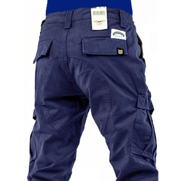 (免運)YEZOE美軍卡其色彈力工裝褲男款寬松直筒男士休閑褲新款潮牌褲子