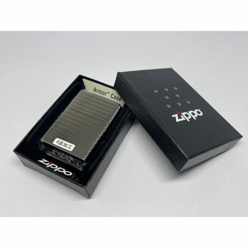 ZIPPO[ジッポー]4面連続加工 Horizontal Stripe ZP アーマー