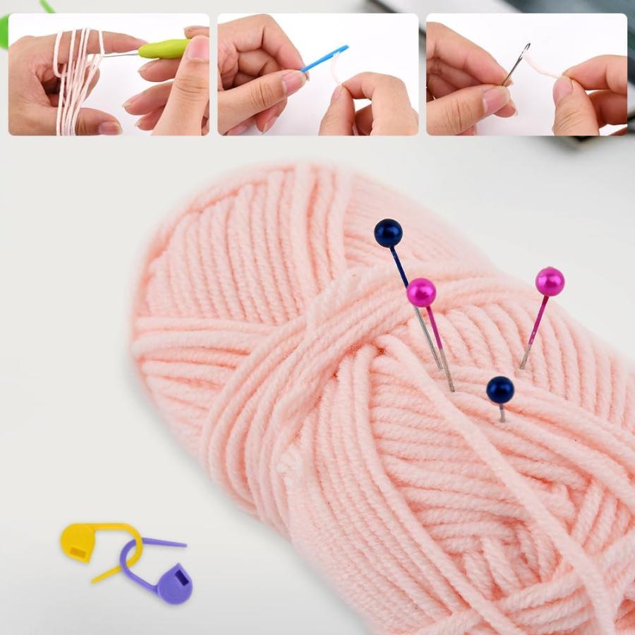 Crochet Kit for Beginners  Complete DIY Crochet Kit With Step-by-Step Video Tutorials and Enough Needle  Hook and Other Related Accessories  Croche