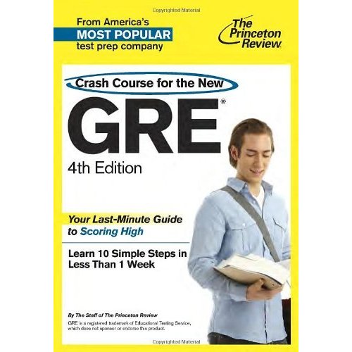 Crash Course for the New GRE  4th Edition (Graduate School Test Preparation)