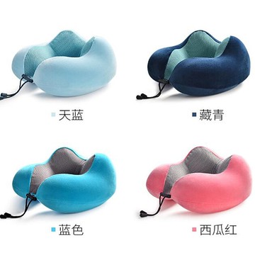 限定款u型枕u型枕旅行護頸枕頸椎飛機頸部靠枕脖子汽車午睡頭枕記憶棉u形枕頭