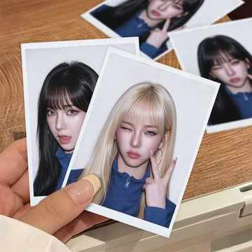 人氣新品💕️韓國️karina周邊 小卡 aespa 小卡 12大張柳智敏 高顏值自拍明信片高清應援周邊 diy小卡