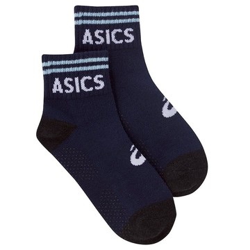 ASICS 亞瑟士 兒童款 抗菌短筒襪  S  黑色  1雙