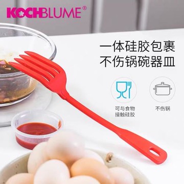 德國Kochblume不粘鍋叉子硅膠多功能鍋鏟家用攪拌搗碎器廚房叉鏟