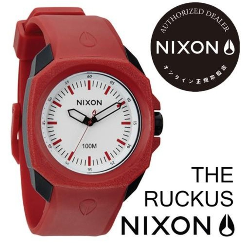 NIXON ニクソン 腕時計 THE RUCKUS ザ ラッカス RED / BLACK