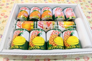 リリー缶詰め セット  盆　お供え （北海道、沖縄県は送料1000円追加させていただきます。）