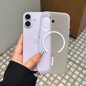 清透霧面 超薄磨砂 細圈磁吸 金屬按鍵 親膚手感 手機殼 iPhone 18Promax 17 16 15 14 13