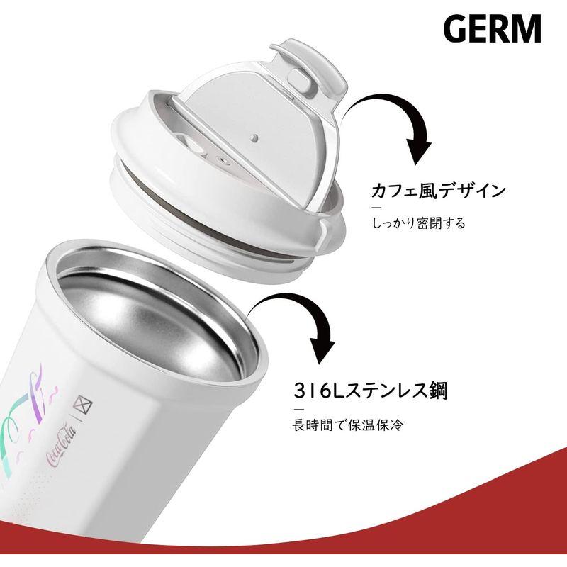 GERM 保温カップ 保冷カップ ステンレス製 真空断熱 保温,保冷ドリンクウェア コップ タンブラー コーヒータンブラー 水筒 水ボトル