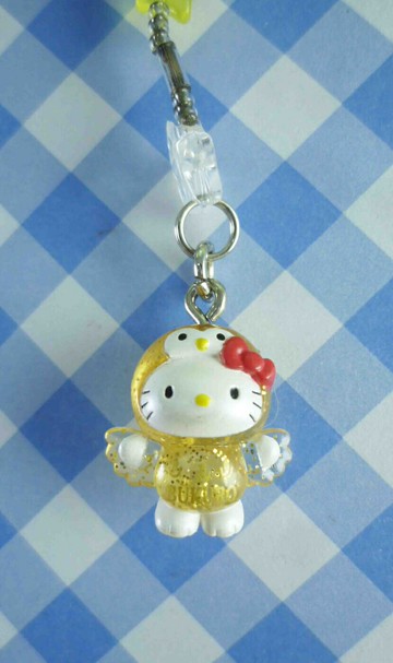【震撼精品百貨】Hello Kitty 凱蒂貓 限定版手機吊飾-池袋 黃雞 震撼日式精品百貨