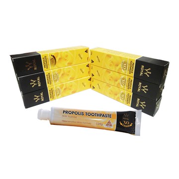 【澳洲Nature's Care】皇家陳年蜂膠牙膏含氟化物薄荷口味(120g/條，6入組)