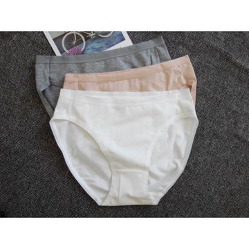 3條裝外貿原單女士純棉內褲全棉檔 高開叉無痕中腰包臀白色三角