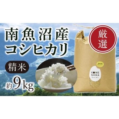 ふるさと納税 南魚沼産コシヒカリ 精米約9kg 精米したてをお届け 新潟県