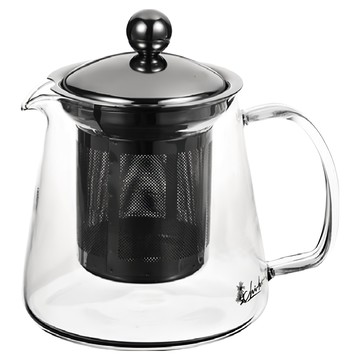 Chikao glass 耐熱金樽柳葉壺  透明色  480ml  1個