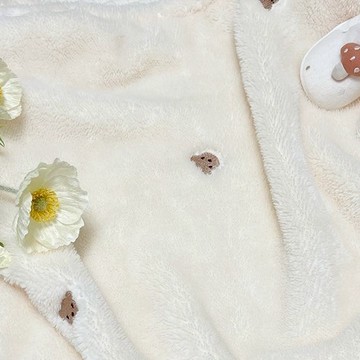 Uterus 嬰幼兒超細纖維毛毯  L  小熊