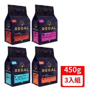 美國REGAL芮格爾天然寵糧-成犬/高齡犬1LBS(454G)X(3入組)(狗乾糧/狗飼料/狗主食/狗糧)