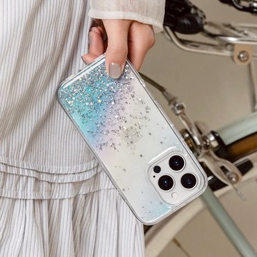 iPhone16 Starfield 立體星砂防摔手機殼 夜幕/6.7