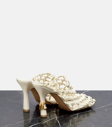 Bottega Veneta Riva 90 woven leather mules