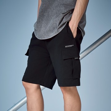 CACO-科技棉工裝口袋短褲(三色)-男【J1NA037】