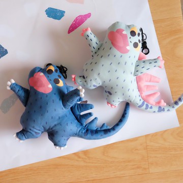 🌄 吼吼怪獸系列吊飾 鑰匙圈 禮物 禮品 日落小物  交換禮物 聖誕禮物