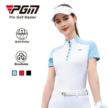 PGM GOFL 高爾夫女款短袖上衣T恤親膚透氣速乾運動面料 夏季運動服
