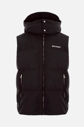PALM ANGELS nylon sleeveless down jacket Man