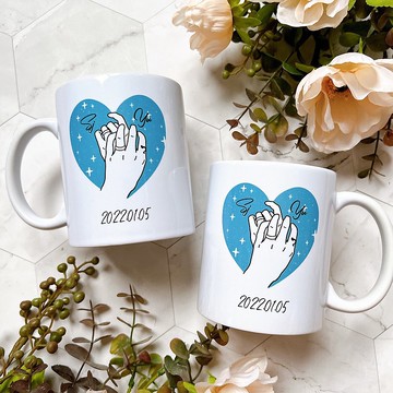 美式風格-客製化手勢-馬克杯(一入)