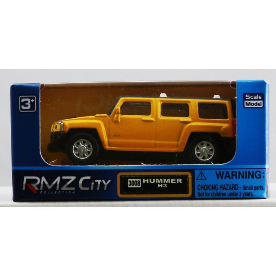 RMZ City 3008 HUMMER H3 イエロー ミニカー | LINEショッピング