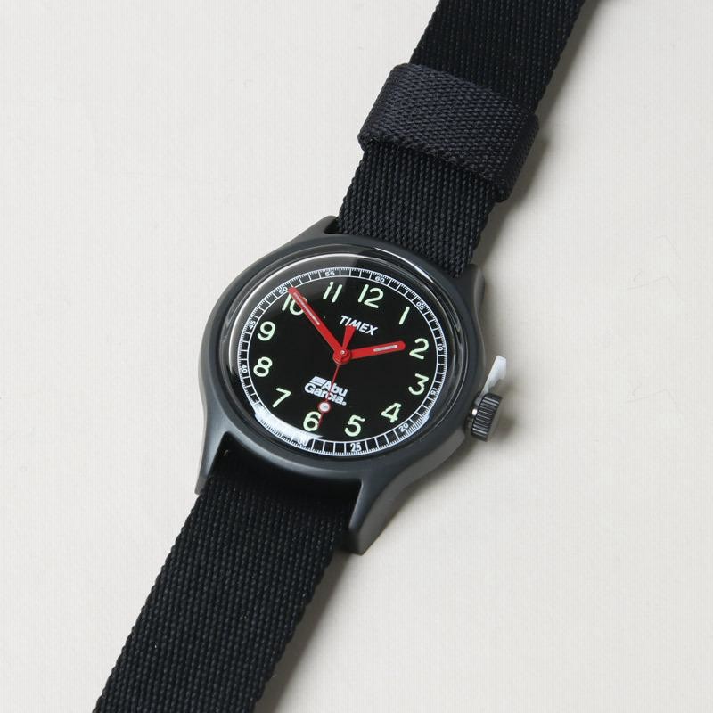 TIMEX×Abu Garciaコラボ　アブガルシア×タイメックス キャンパー タイメックスとアブ・ガルシアが初コラボ。釣り好き必見の