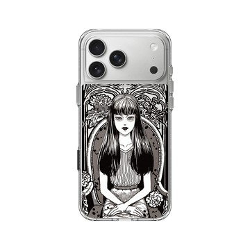 iPhone 17 Pro Max Clear Case（相機按鈕） 透明 - 伊藤潤二驚選集 Junji Ito - 女王富江