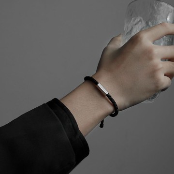 免運🔥七美德七宗罪手鍊男款新中式手串潮小衆設計男生手工編織手繩飾品男士 防水 防過敏 鈦鋼 復古手錬 簡約 手鏈 手鐲