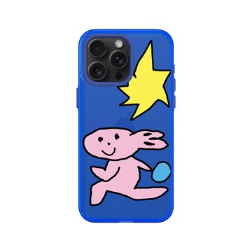 iPhone 15 Pro Max Clear 激光藍 - Noiinoii - 保齡球兔