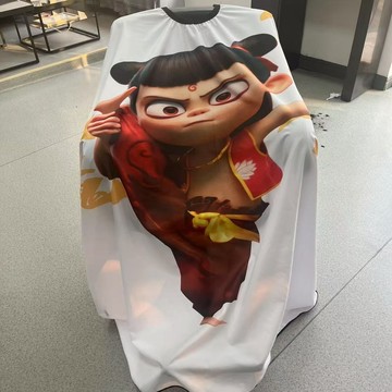 🔥臺灣出貨-熱賣中🔥專業理髮圍布 不沾髮 髮廊專用剪髮圍布潮流油頭圍布花圍布家用圍