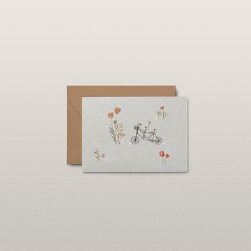 罌粟花田 A6 明信片