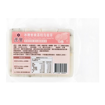 蔗會 冰糖蜜桃荔枝烏龍茶  1個  1個裝  300g