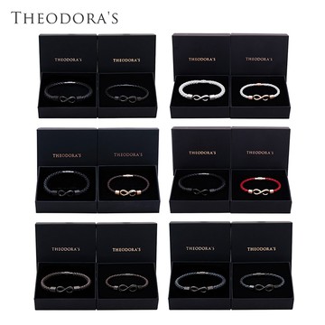 【THEODORA'S】情侶手環/手鍊-無限磁吸真皮手環 情侶對飾【希奧朵拉】情侶手練 女手環 男手環