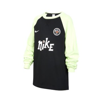 Nike B Nk Df Ls Top Gcel 長袖 大童 童裝 黑綠色 印花 運動 休閒 IO0098-010