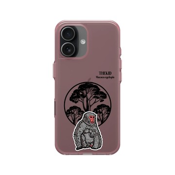 iPhone 17 Clear (相機按鈕) 晶醺玫 - KID - 台灣獼猴