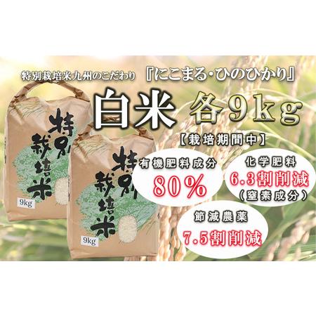 ふるさと納税 令和5年産九州のこだわり玄米食べ比べ(10kg×2) 長崎県諫早市