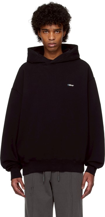 C2H4 黑色 Staff Uniform 系列徽标连帽衫