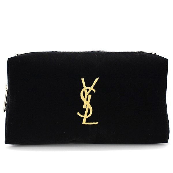 御出産御祝 御祝 出産祝い 【YSL】イヴ・サンローラン ポーチ ブラック