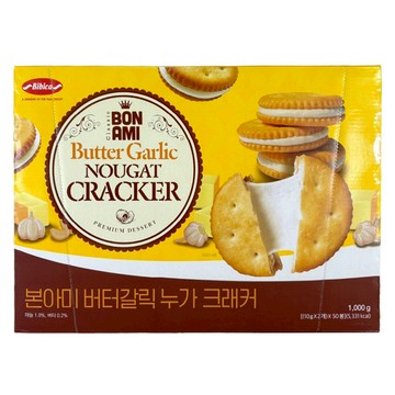 韓國 BONAMI 綿芙奶酥蒜香牛軋餅  1kg  1個