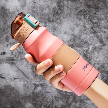 304不銹鋼保溫杯男大容量學生水杯女防摔杯子運動高顏值便攜簡約