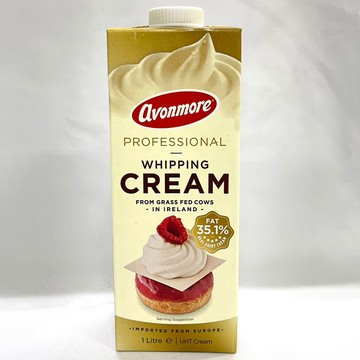 【億明食品】Avonmore艾恩摩爾 愛爾蘭原裝進口｜動物性鮮奶油35.1% 1L｜濃郁滑順，料理好選擇