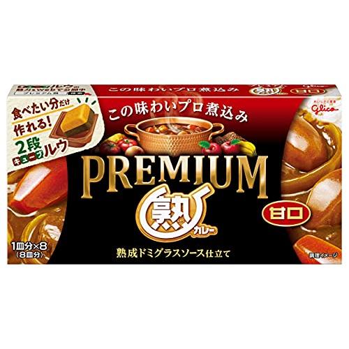 グリコ プレミアム熟カレー 甘口 160g×6個