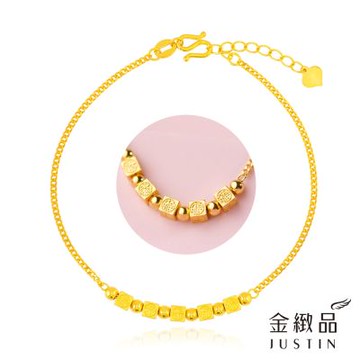 金緻品 黃金手鍊 福露金語 1.13錢 5G工藝