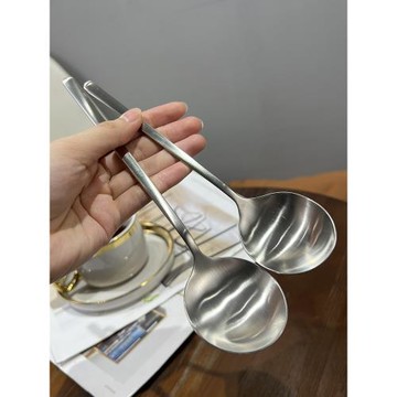 【出德國皇室】18/10不銹鋼長柄圓頭勺子調羹主餐加深316L喝湯匙